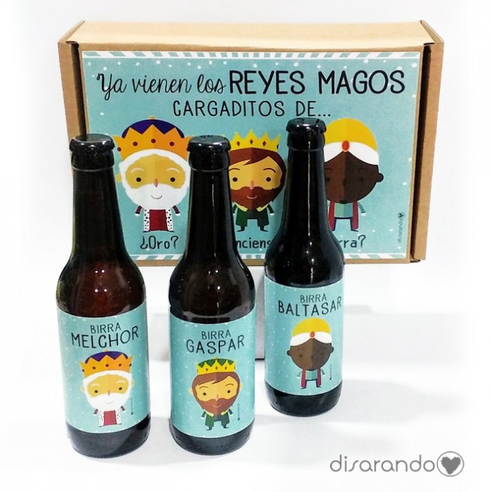 Kit Cerveza "Ya vienen los Reyes Magos cargaditos de... "