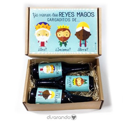Kit Cerveza "Ya vienen los Reyes Magos cargaditos de... "