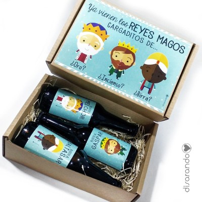 Kit Cerveza "Ya vienen los Reyes Magos cargaditos de... "