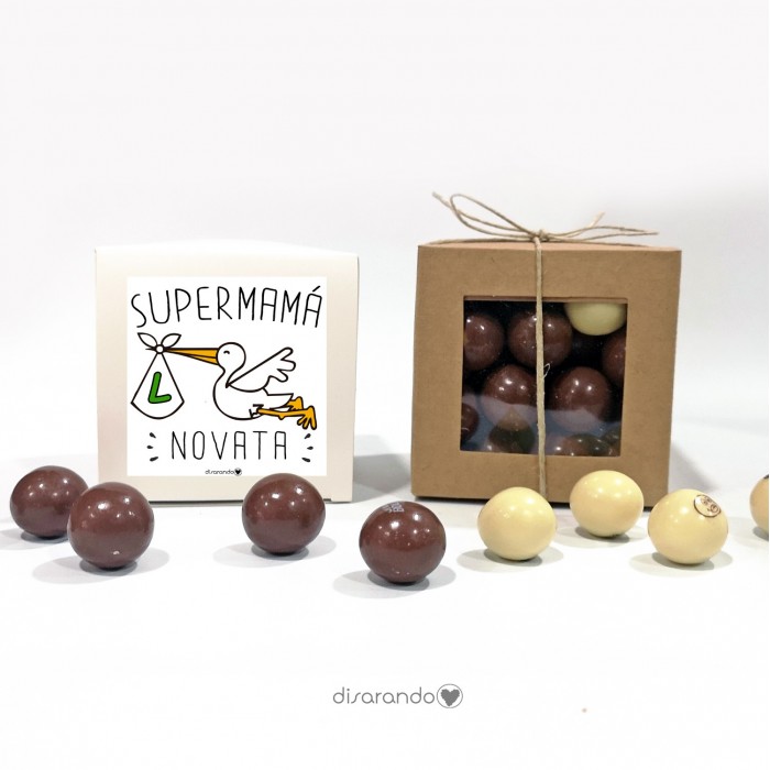 Caja Bombones Chocolate "Papá Novato"