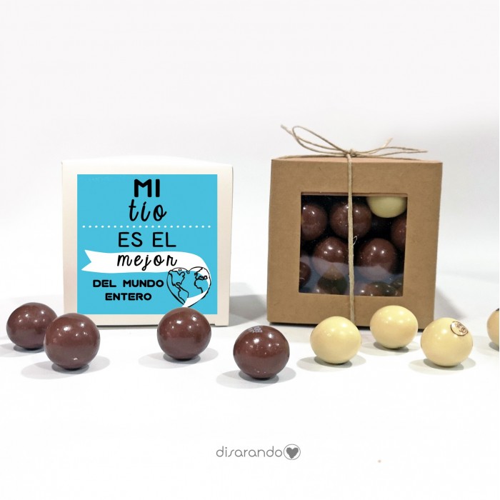 Caja Bombones Chocolate "Tío"