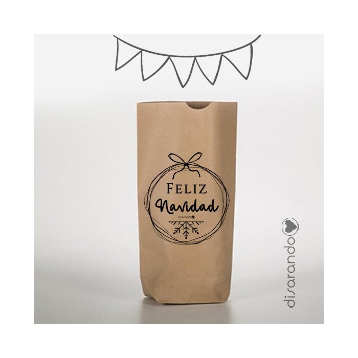 Sobre regalo mensaje "Feliz Navidad"