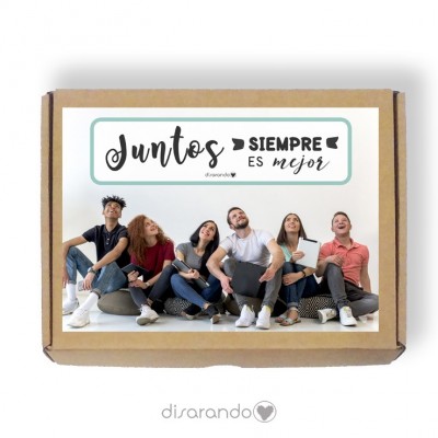 Caja personalizable Con foto  (Rectangular o Picnic)
