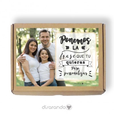 Caja personalizable Con foto  (Rectangular o Picnic)