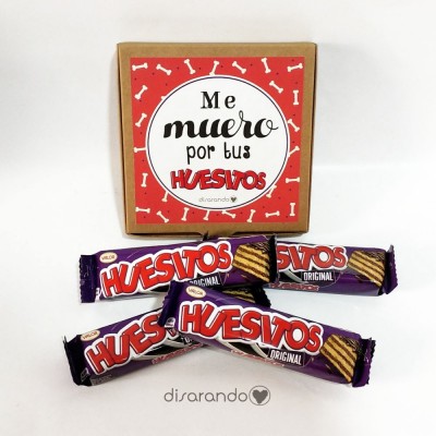 Caja "Me muero por tus huesitos"