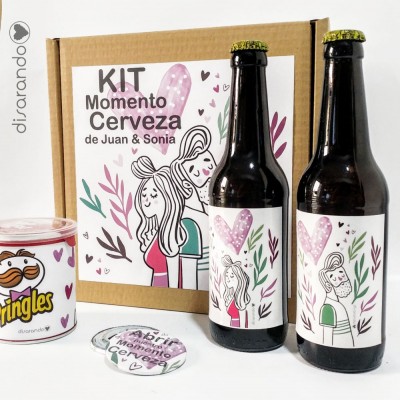 Kit Cerveza Love Personalizado