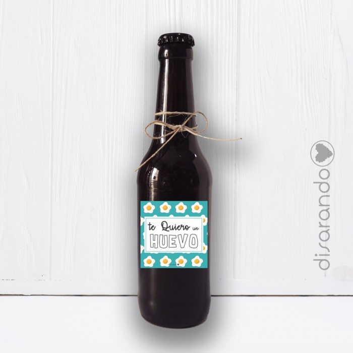 Botellín Cerveza Artesana Te Quiero un Huevo