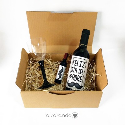 Kit Vino "Feliz Dia del Padre"
