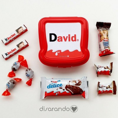 Fiambrera Kinder Personalizable