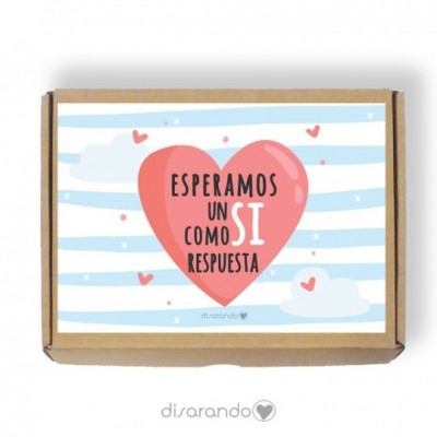 Caja personalizable 16 Corazón (Rectangular o Picnic)
