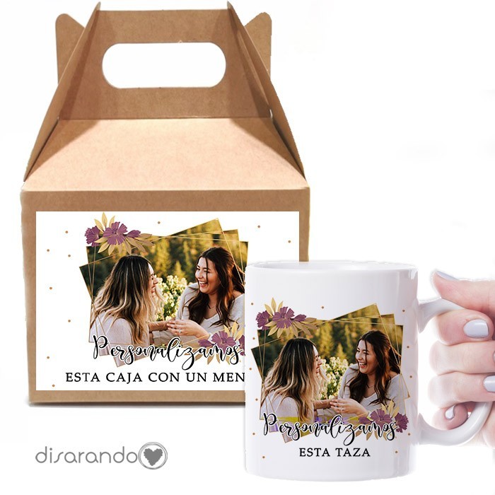 Caja Picnic + Taza Personalizable 02 Foto