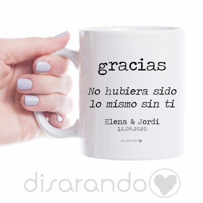Taza definición personalizable "Madrina Boda"