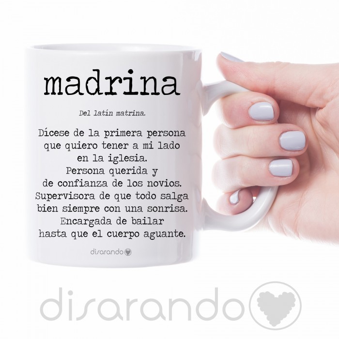 Taza definición personalizable "Madrina Boda"