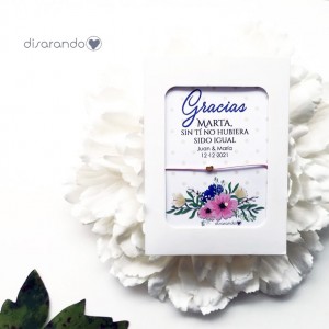 Pulsera Corazón Personalizable