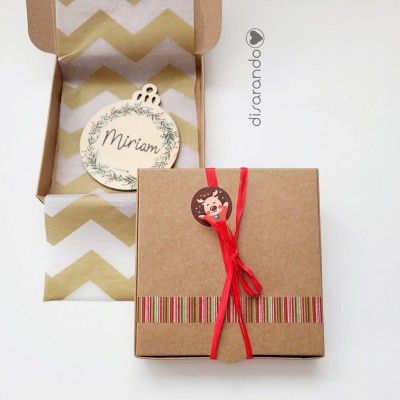 Bola Navidad Madera (Varios modelos)