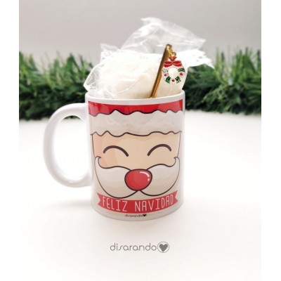 Taza Dulce + Cuchara Navidad