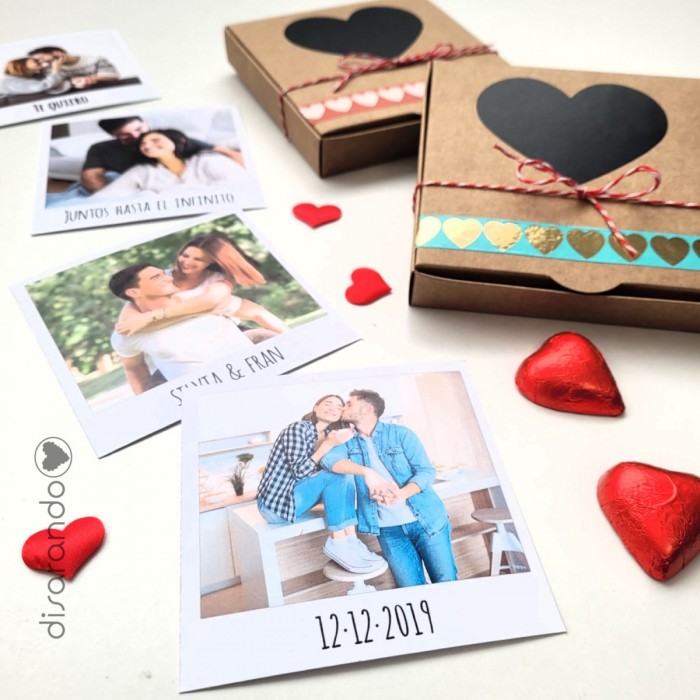 Caja Fotos Polaroid Love