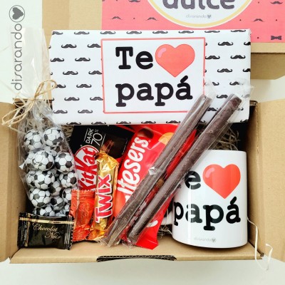Caja Dulce "El padre más salado se merece algo muy dulce"