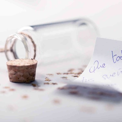 Botella Deseos Estrellas (personalizable)