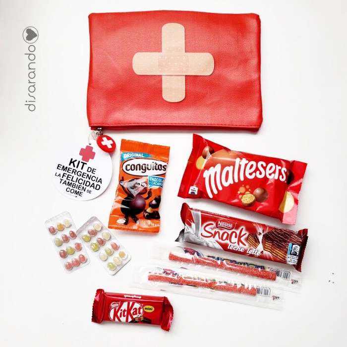 Neceser "Kit de Emergencia, La felicidad también se come"