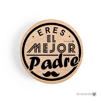 Abridor de madera "Papá"