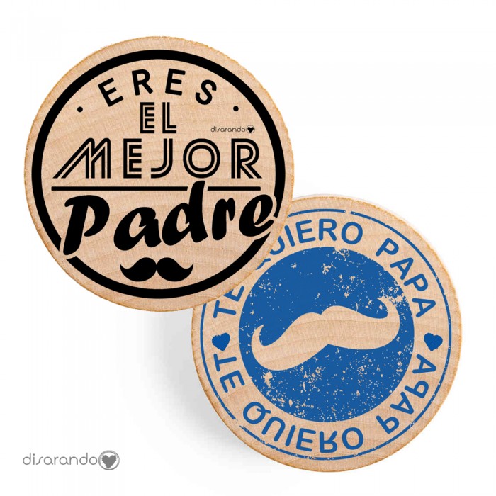 Abridor de madera "Papá"
