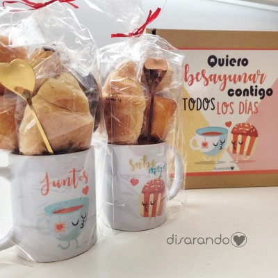 Kit "Quiero Besayunar contigo todos los días"