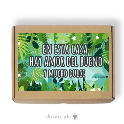 Caja dulce familia "Esta casa es muy dulce"