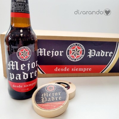 Kit Cerveza + Abridor (Personalizable)