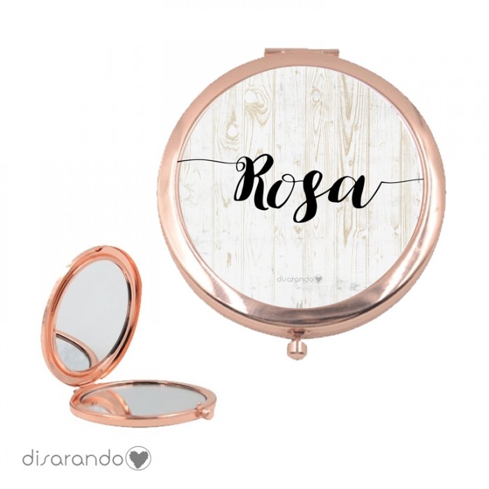Espejo personalizable Madera