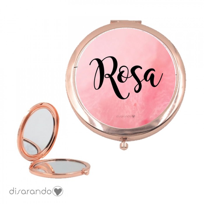 Espejo personalizable Nube  Rosa