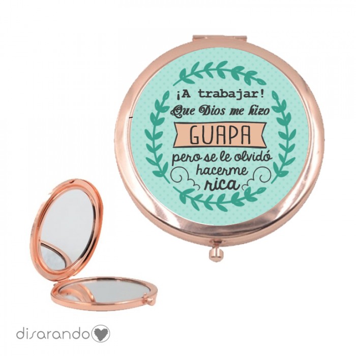 Espejo personalizable Guapa