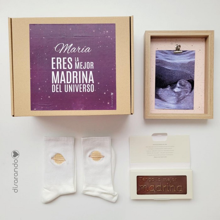 Kit "Eres la mejor madrina del universo" (personalizable)
