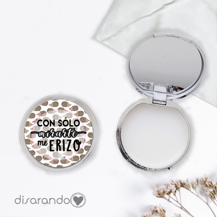 Brillo labios "Con solo mirarte me erizo"