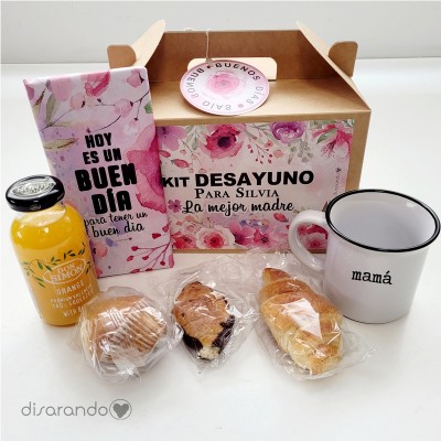 Kit Picnic Desayuno Flores (personalizable)