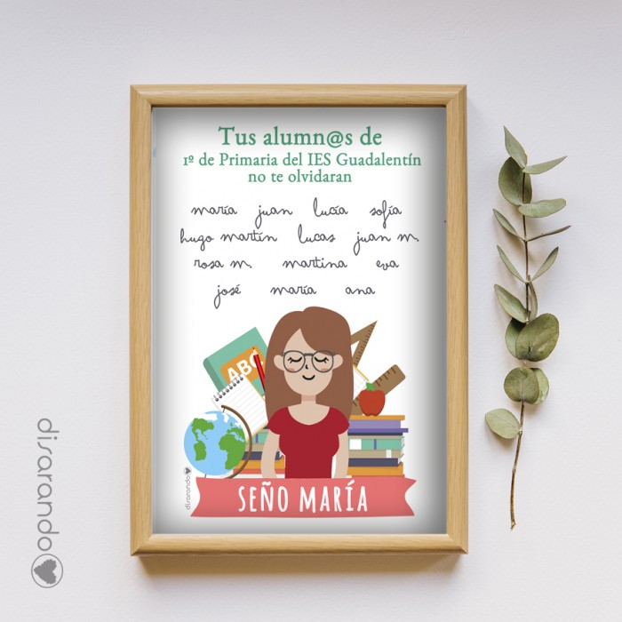 Lámina Maestra Personalizable
