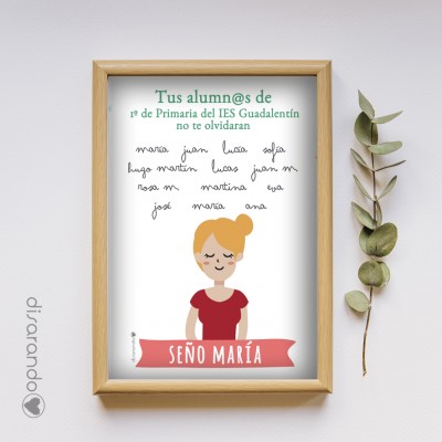 Lámina Maestra Personalizable