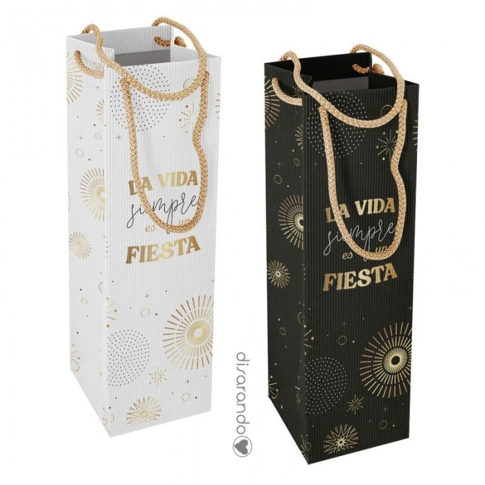 Vino + Bolsa "Feliz Año Nuevo"