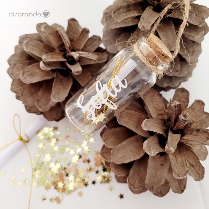Botella Deseos Estrellas (personalizable)