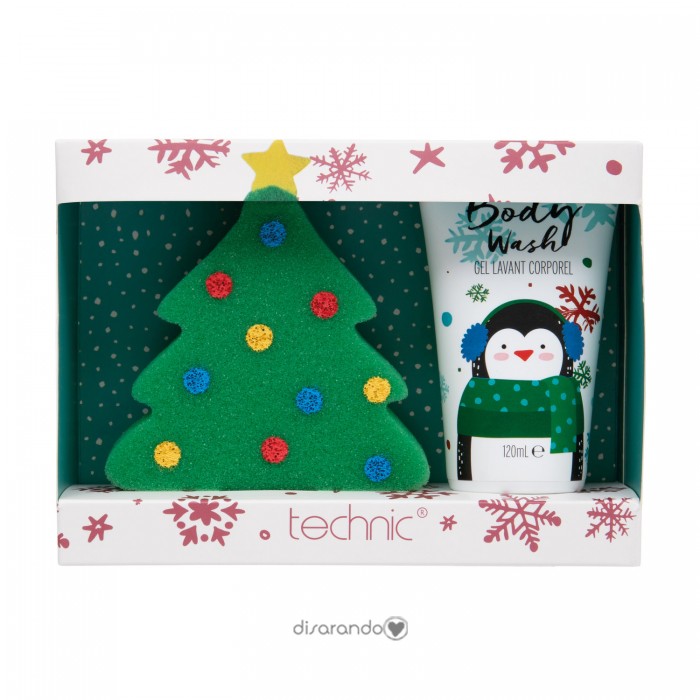 Cosmética Navidad "Esponja + Gel"