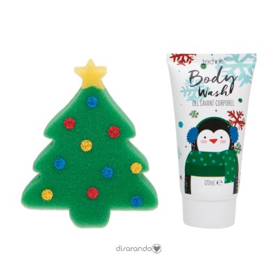 Cosmética Navidad "Esponja + Gel"