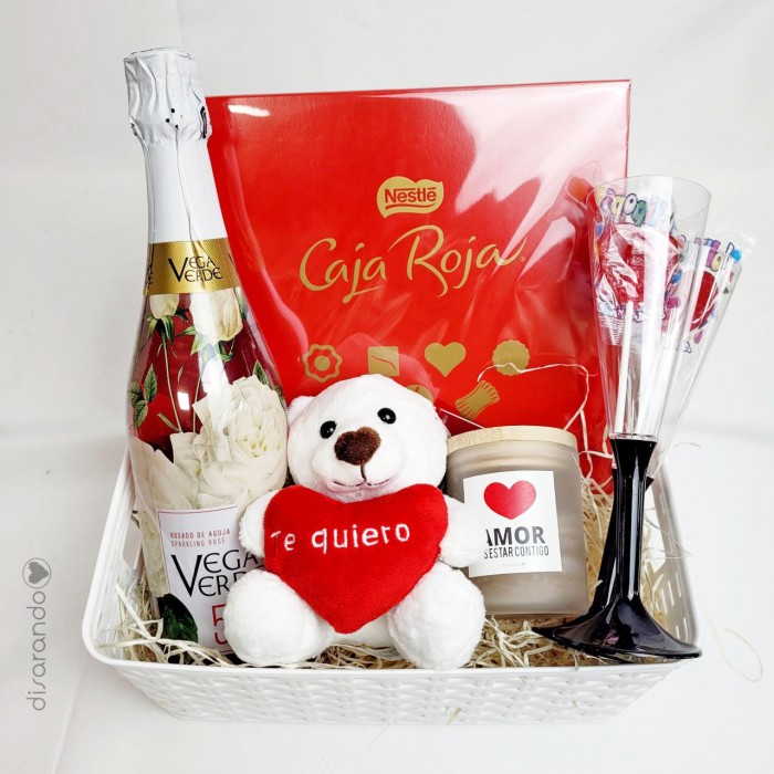 Caja Regalo San Valentín XL Bouquet