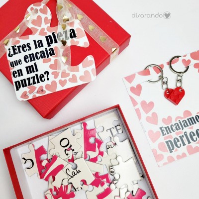 Kit "Eres la pieza que faltaba en mi puzzle"