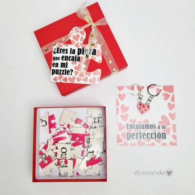 Kit "Eres la pieza que faltaba en mi puzzle"