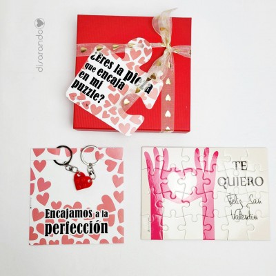 Kit "Eres la pieza que faltaba en mi puzzle"