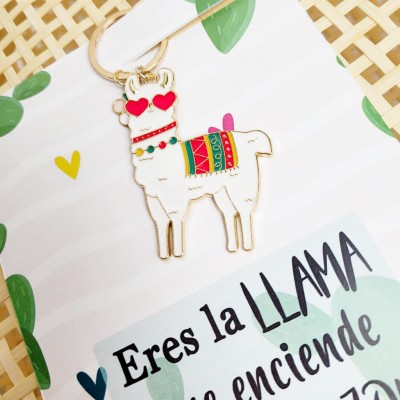 Llavero "Eres la llama que enciende mi corazón"