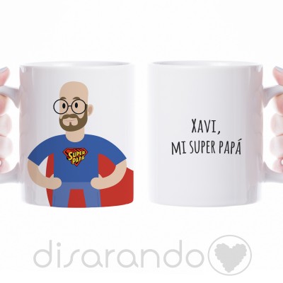 Taza Súper Papá (Personalizada)