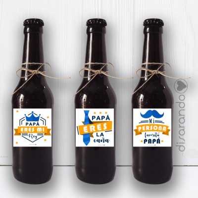 Botellín Cerveza Artesana Dia del Padre