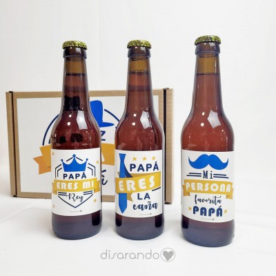 Botellín Cerveza Artesana Dia del Padre