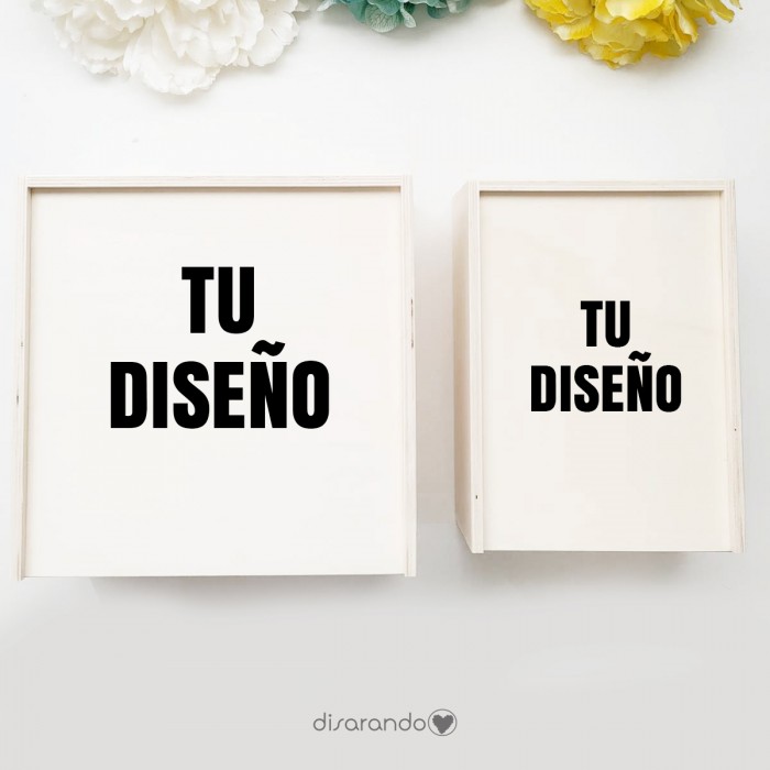 Caja Madera 07 "Tu diseño"